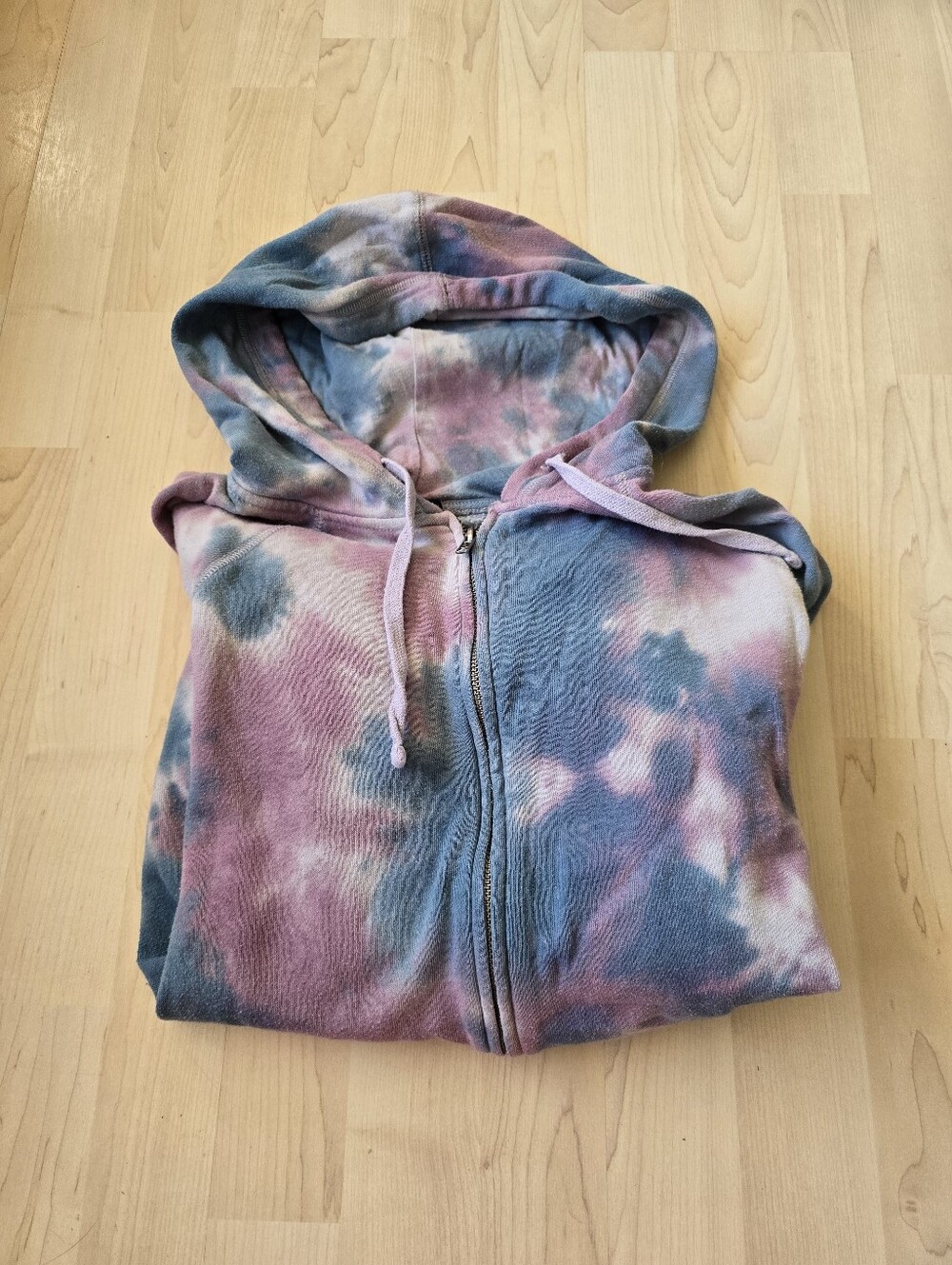 Torrid Full Zip Purple And Blue Tie Dye Size 0